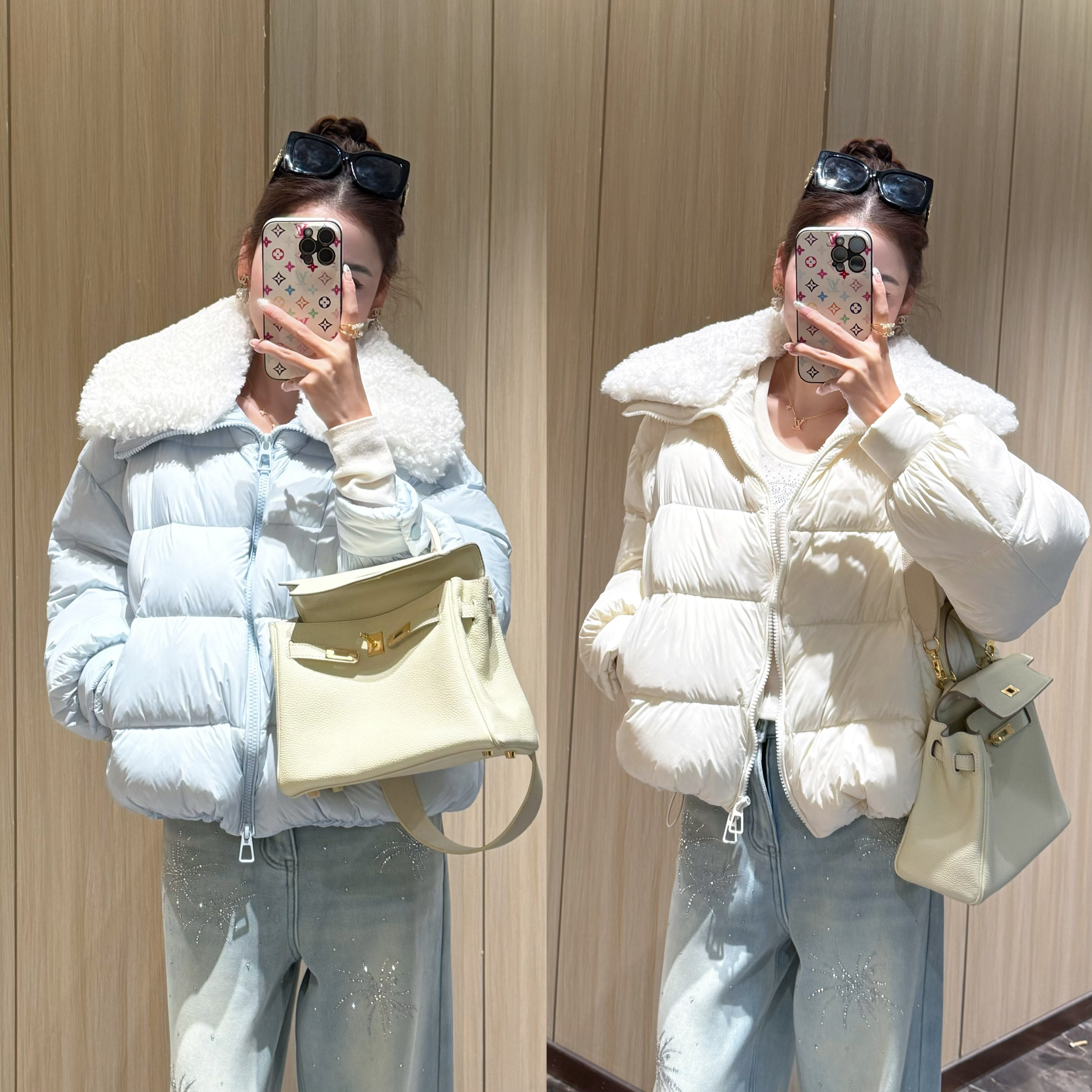 2026冬季时尚洋气宽松休闲保暖90白鸭绒羽绒服