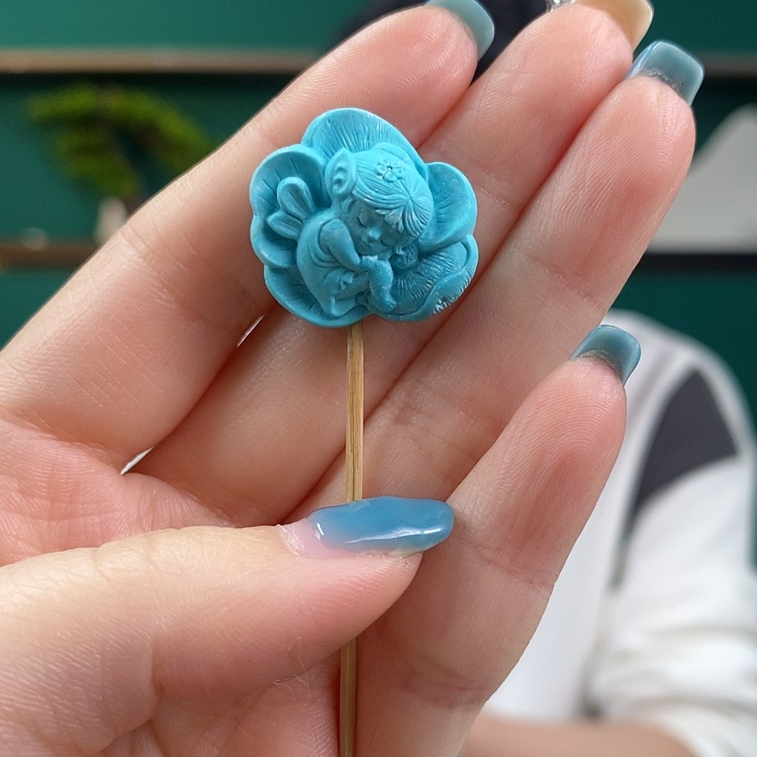 绿松石珠宝奇石未镶嵌