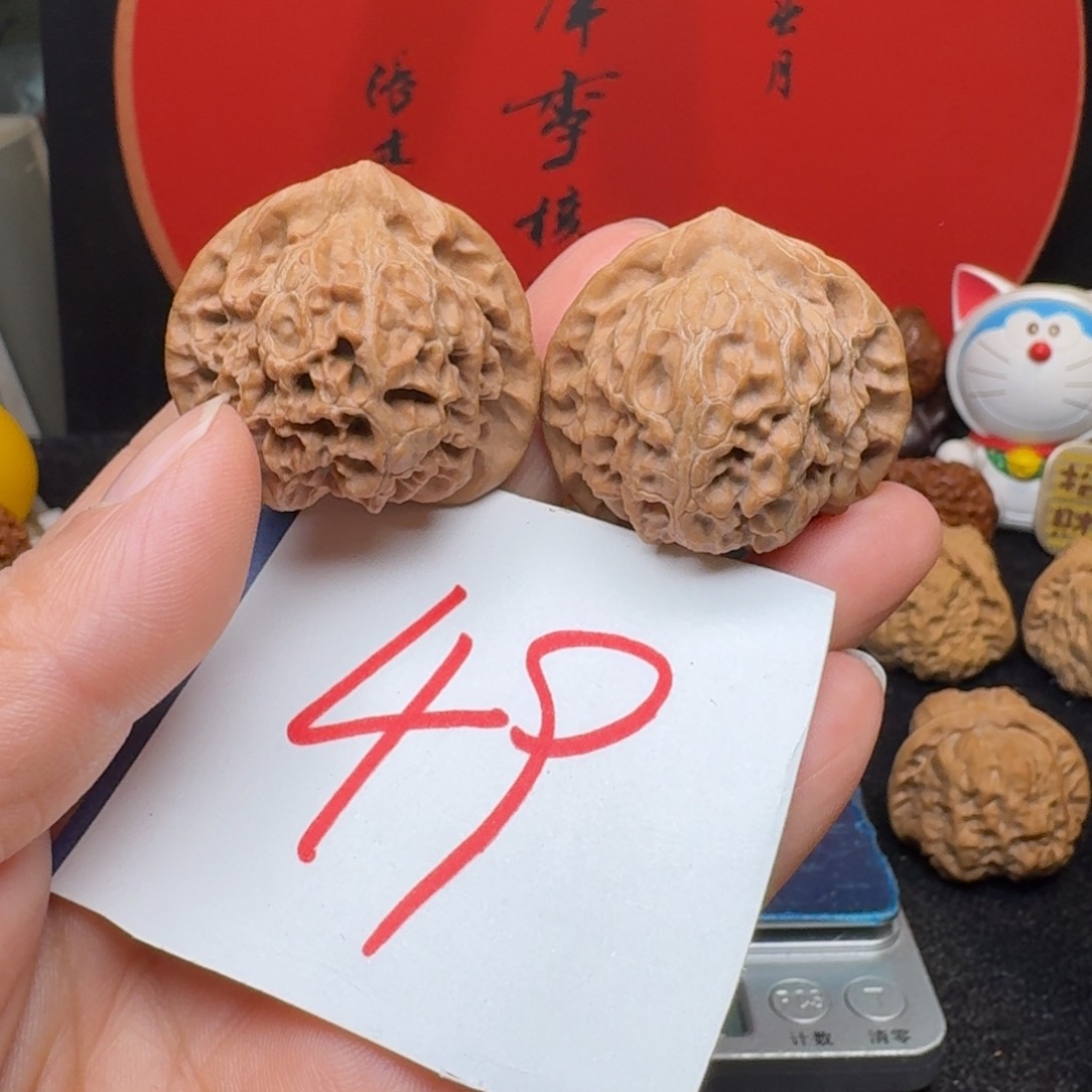 文玩核桃把件38宫灯