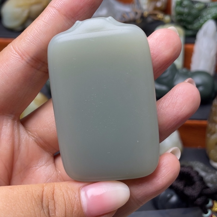 开***心和田玉未镶嵌挂件