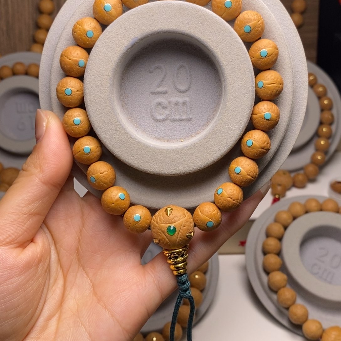 不***ﾉ凤眼菩提手串11松钉手串