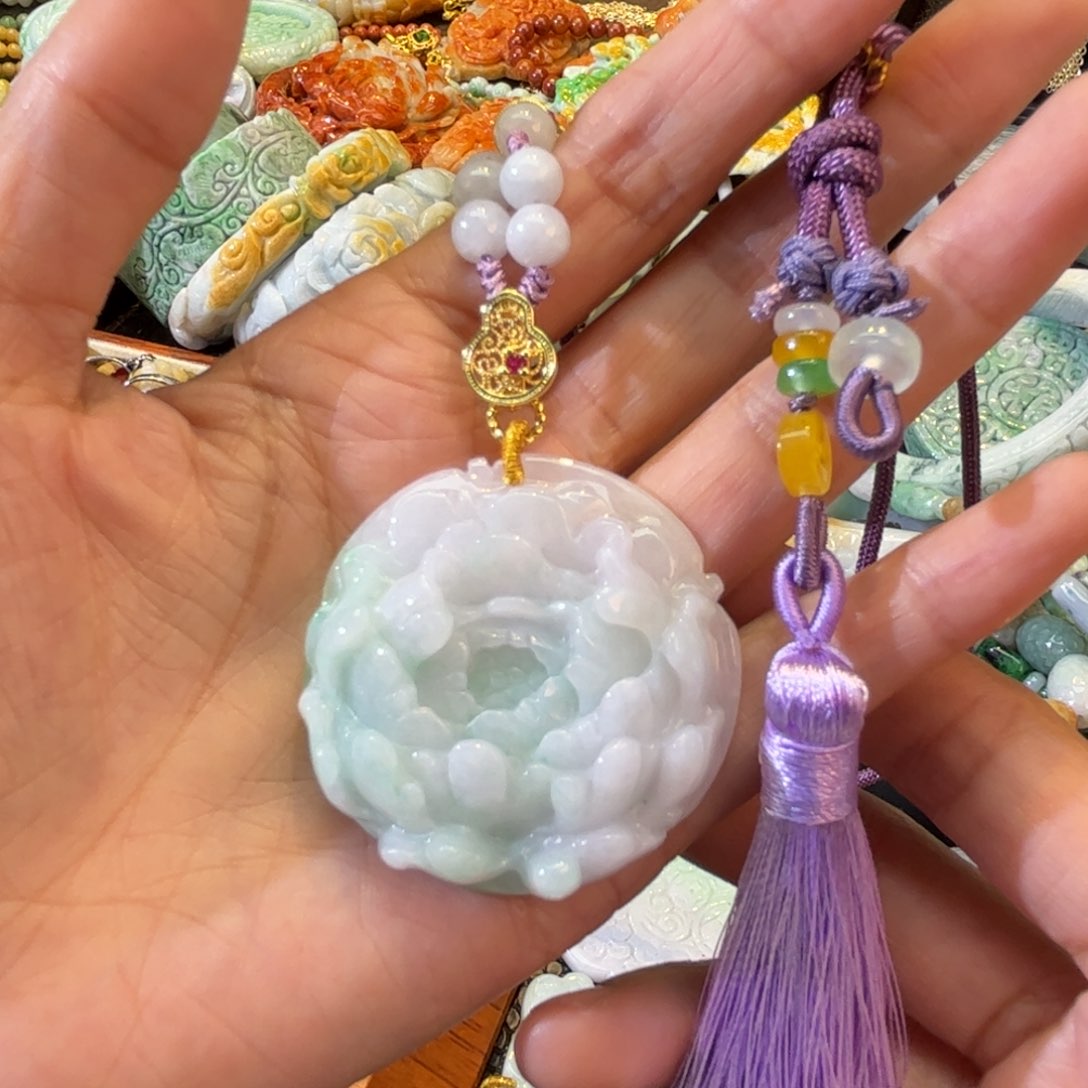 翡翠颈饰未镶嵌待编款