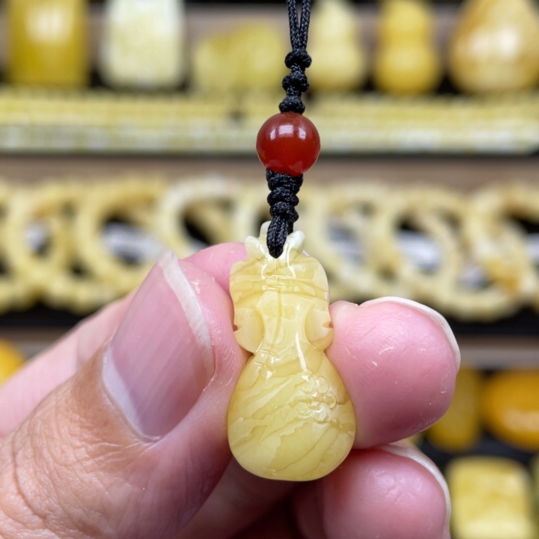 琥珀裸石未镶嵌琥珀蜜蜡