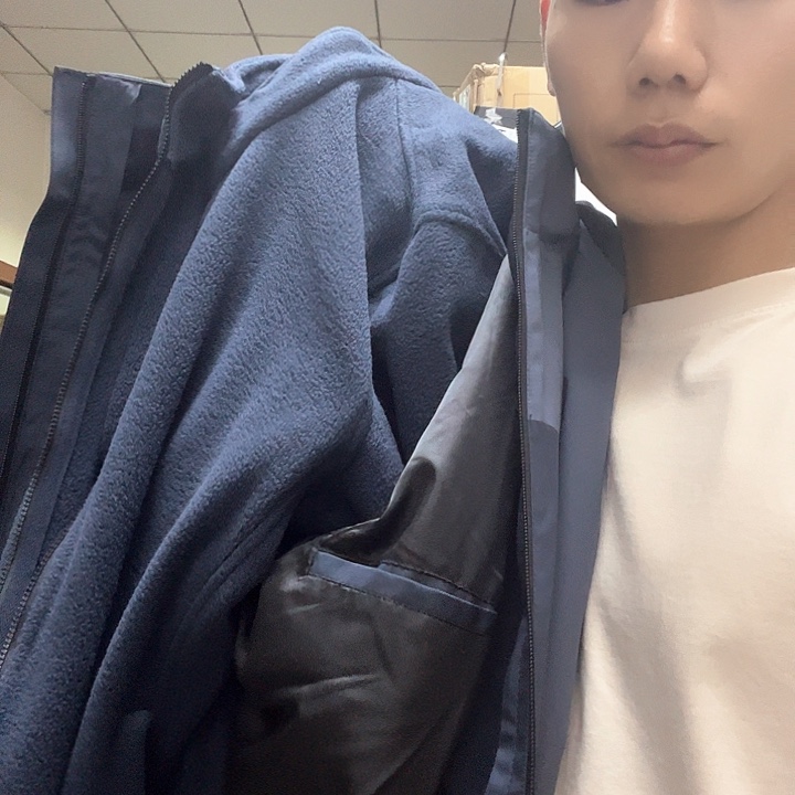 摇粒绒夹克外套男士175