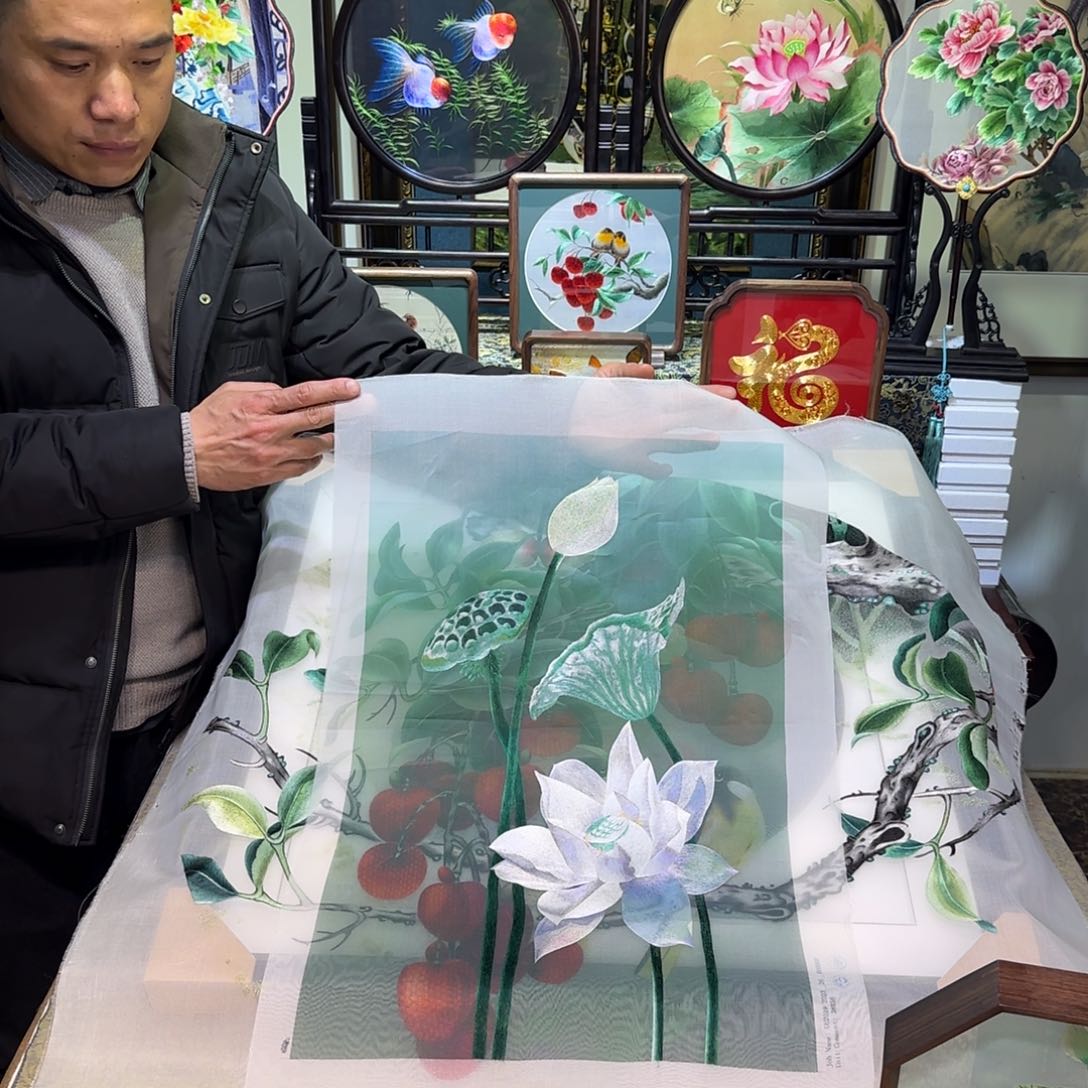 刺绣刺绣工艺精湛