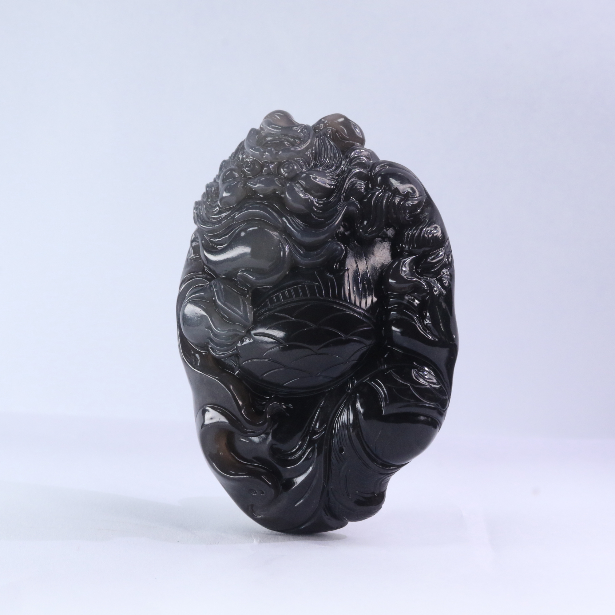 17和田玉钟馗挂件/901893上海嘉禾拍卖