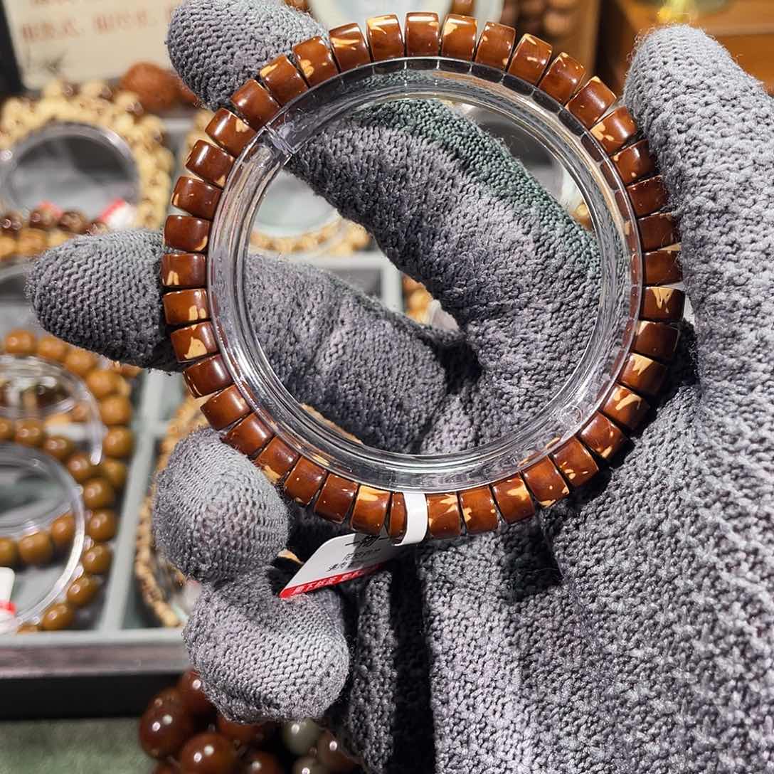 手串紫金鼠笑**湖花皮纯肉药片