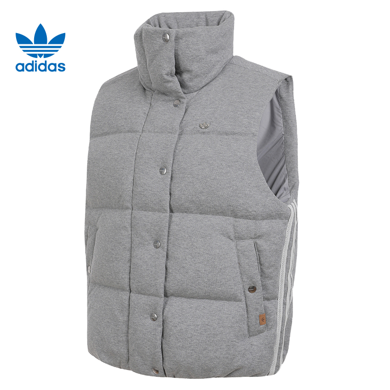adidas阿迪达斯【大】三叶草女子运动休闲羽绒马甲KS8495