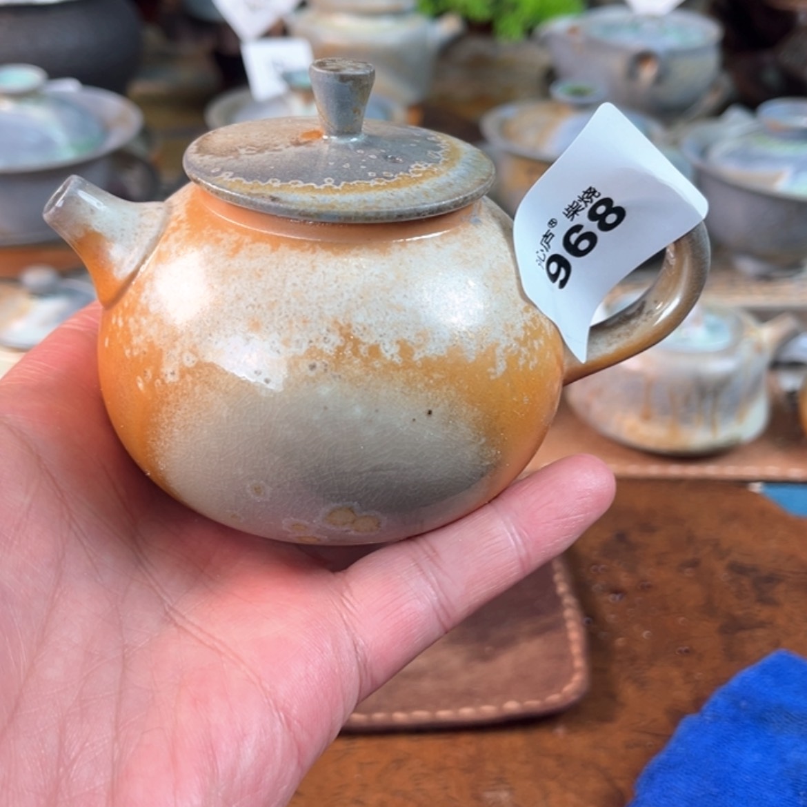 【闪购商品】沁庐柴窑古法柴烧手工茶具