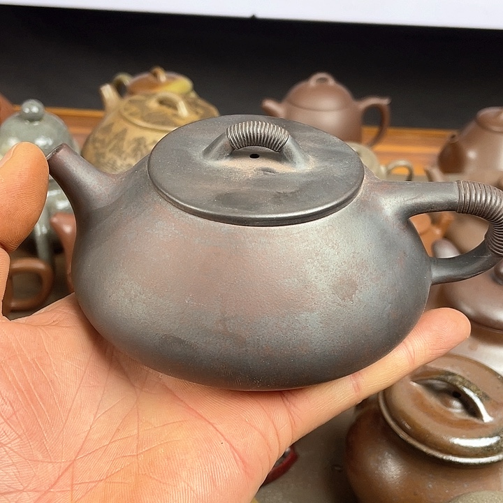 紫砂茶壶处理一把