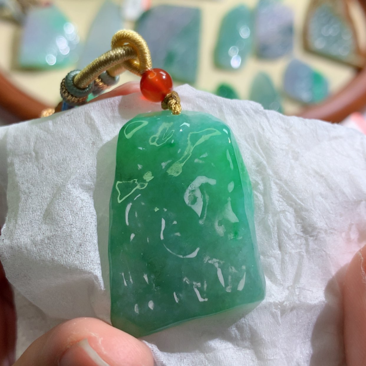 【闪购商品】翡翠吊坠(不含链)未镶嵌 1663