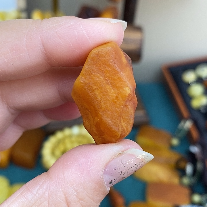 圆***宝蜜蜡未镶嵌裸石小提溜