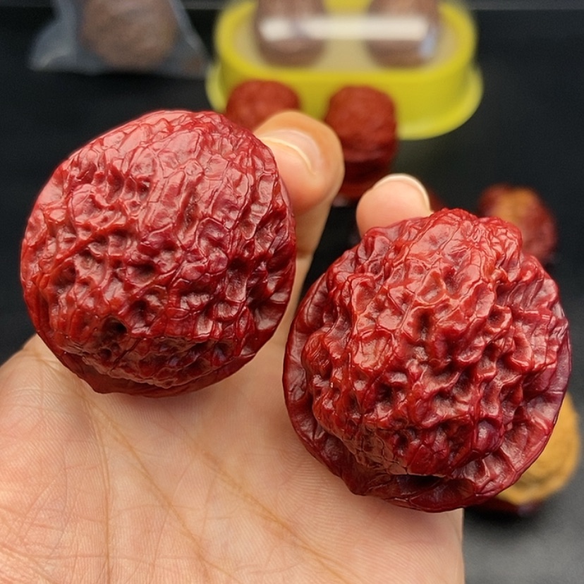 【闪购商品】把件文玩核桃42尺麒麟纹狮子