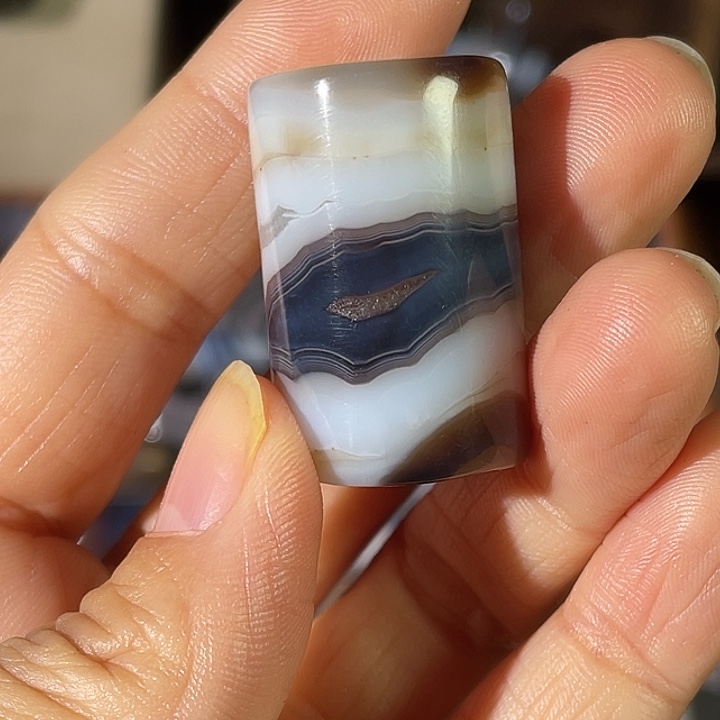 华***宇玛瑙/玉髓合金颈饰