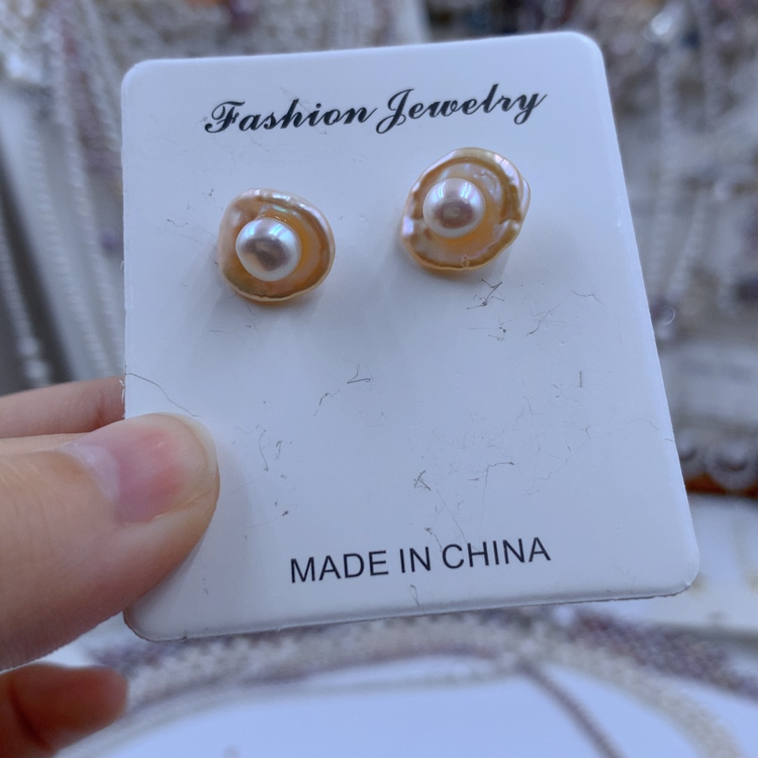 颈饰合金淡水珍珠