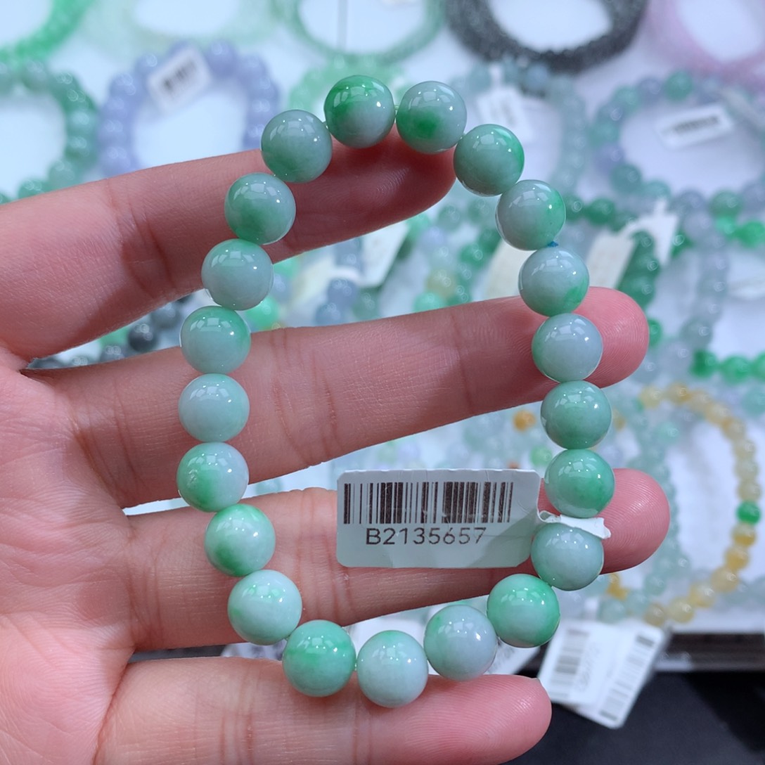 翡翠手链未镶嵌天然