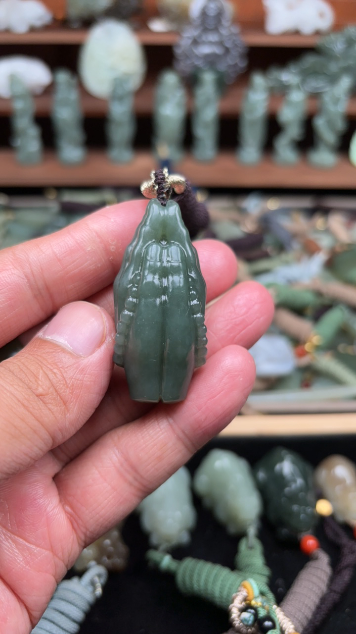 保真和田玉佛手时尚吊坠百搭精雕拍一发一手工精致气质
