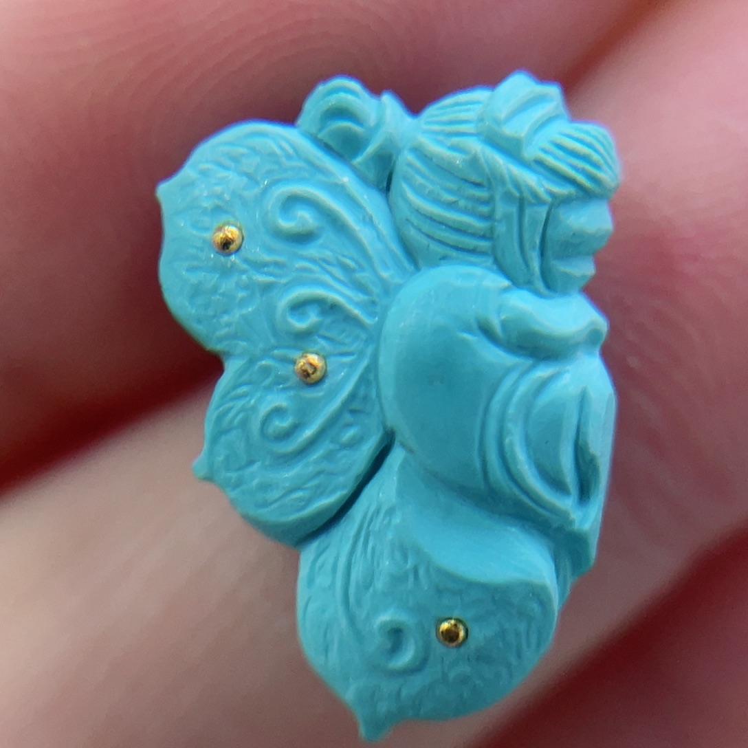 绿松石未镶嵌珠宝奇石