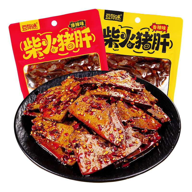 柴火猪肝-香辣-50g-1包