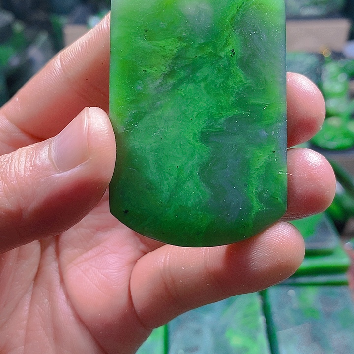 和田玉（碧玉）未镶嵌珠宝半成品