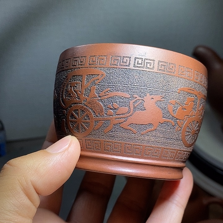 茶杯紫砂黄龙山原矿