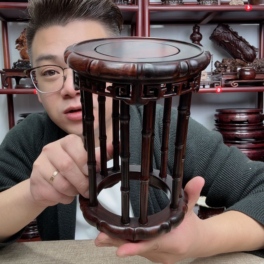 微凹黄檀工艺品底座