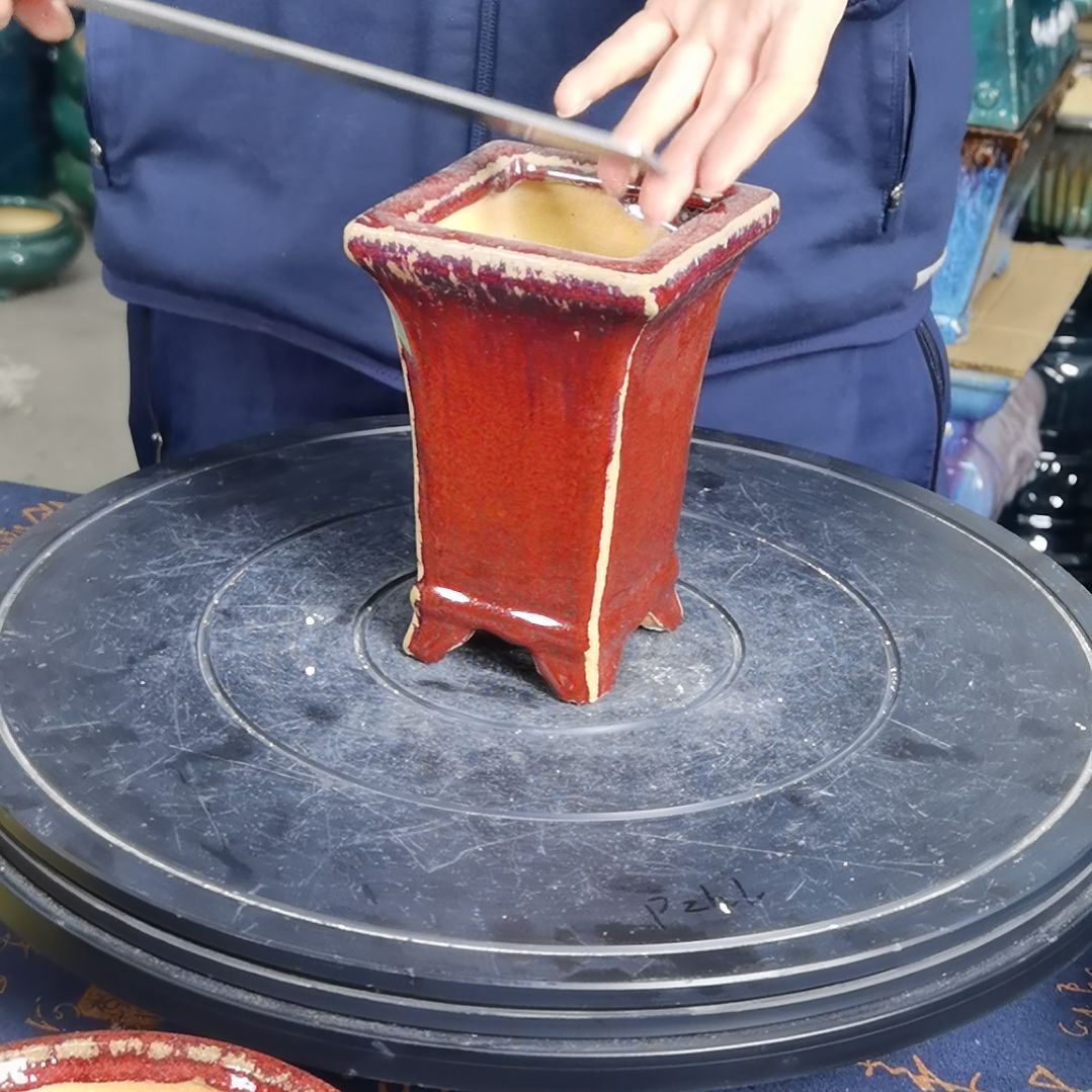 内口7.5深43石湾花盆默认微瑕