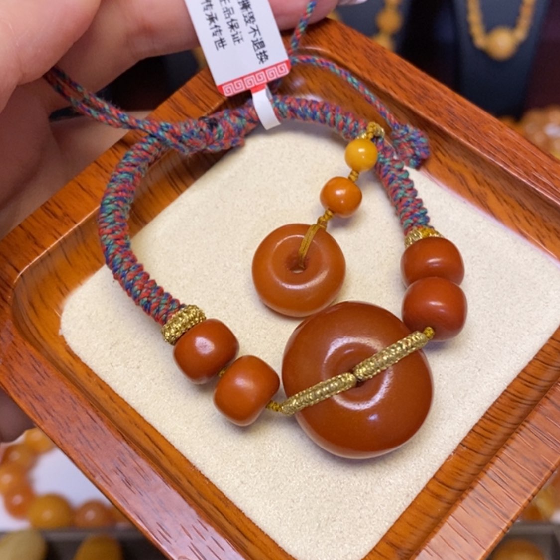 【闪购商品】蜜蜡手链未镶嵌手串
