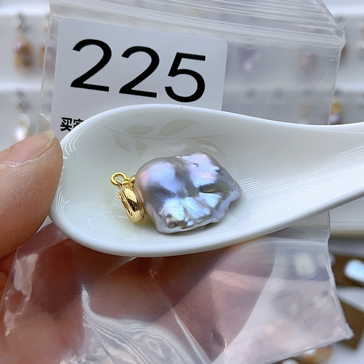 淡水珍珠颈饰银S925镶嵌