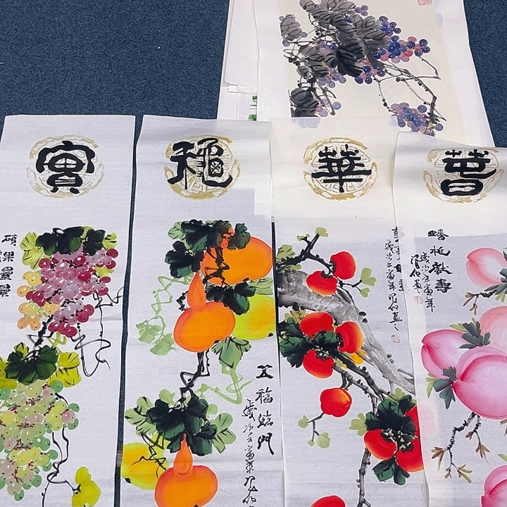 国画纯手绘字画宣纸