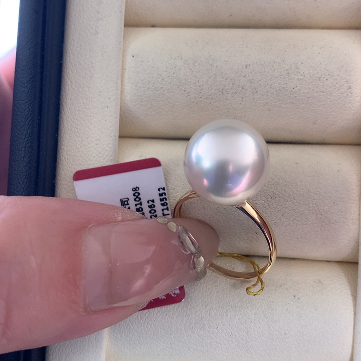 未镶嵌戒指海水珍珠