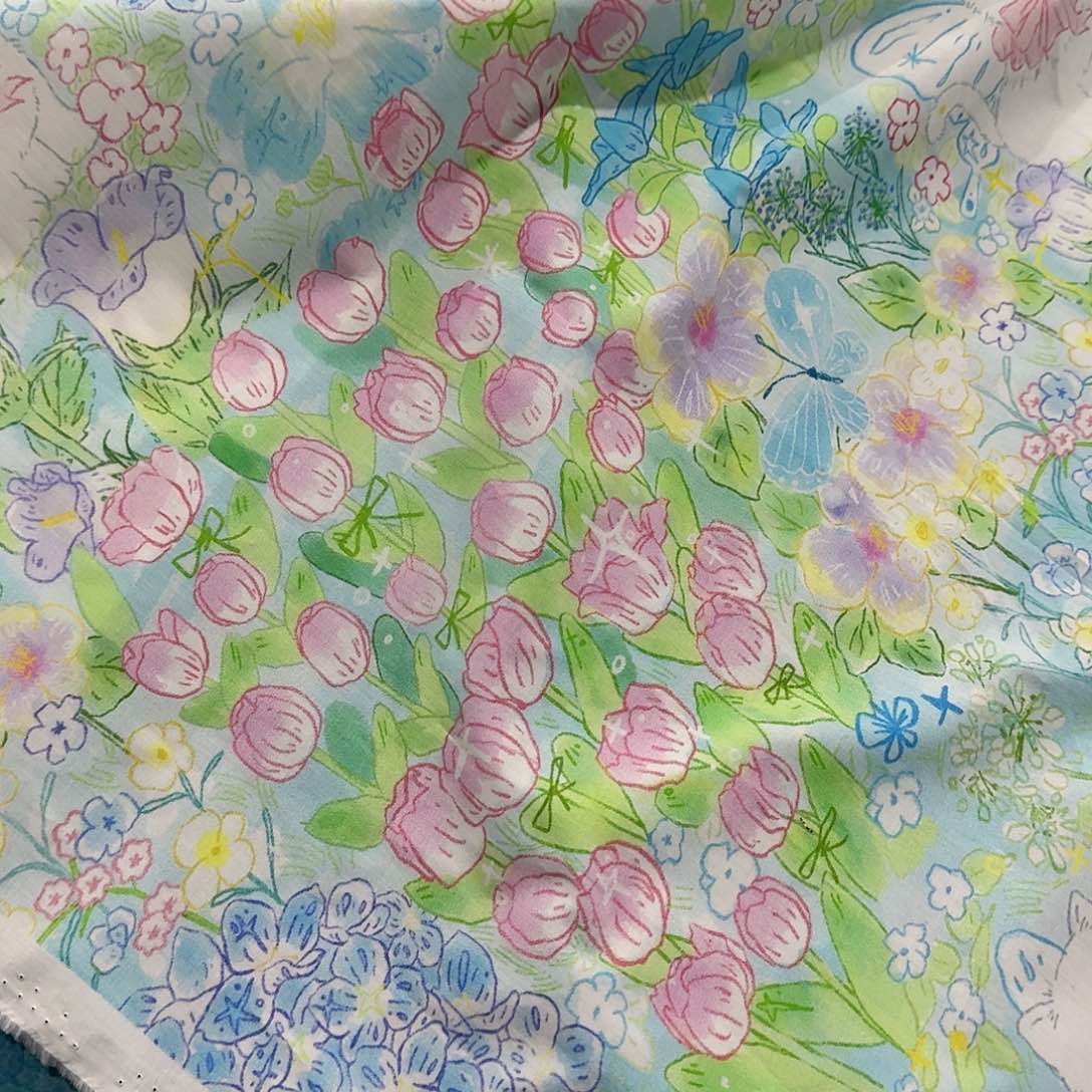纯棉60支府绸1米长X1.5米宽地卷