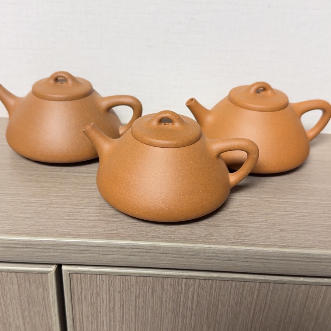 紫砂茶壶低温黄金段子冶160cc