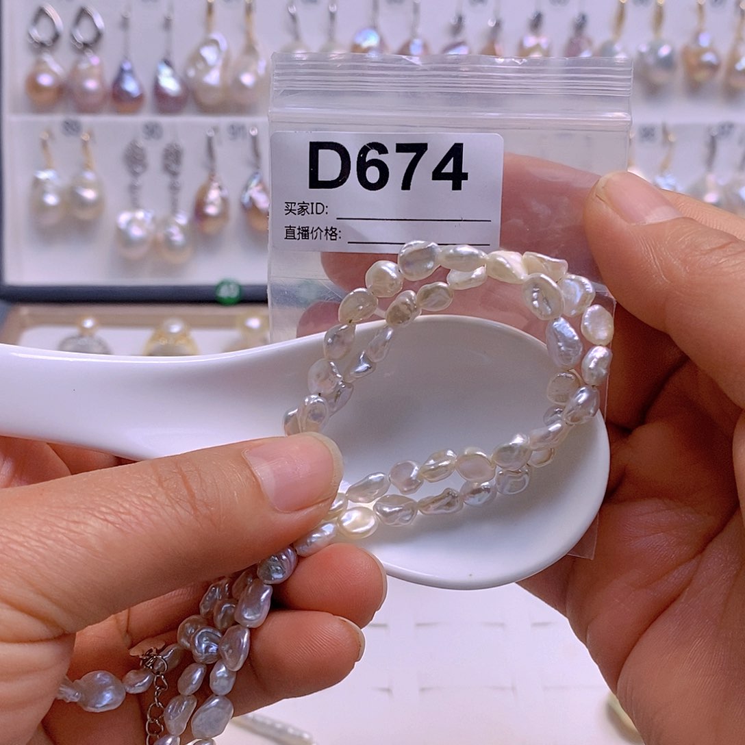 淡水珍珠手绳银S925镶嵌