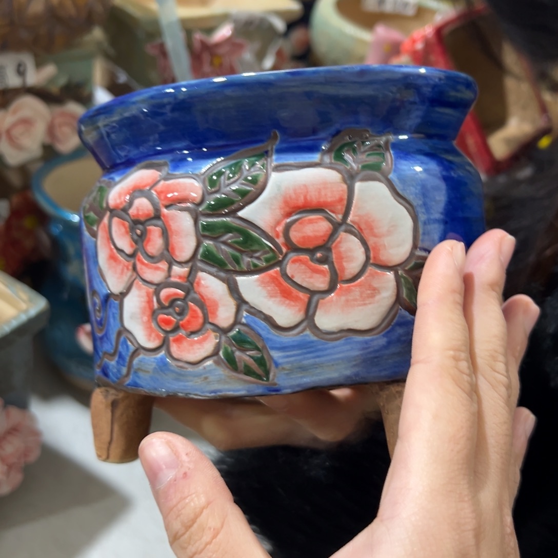 满20米秒退拉黑花盆