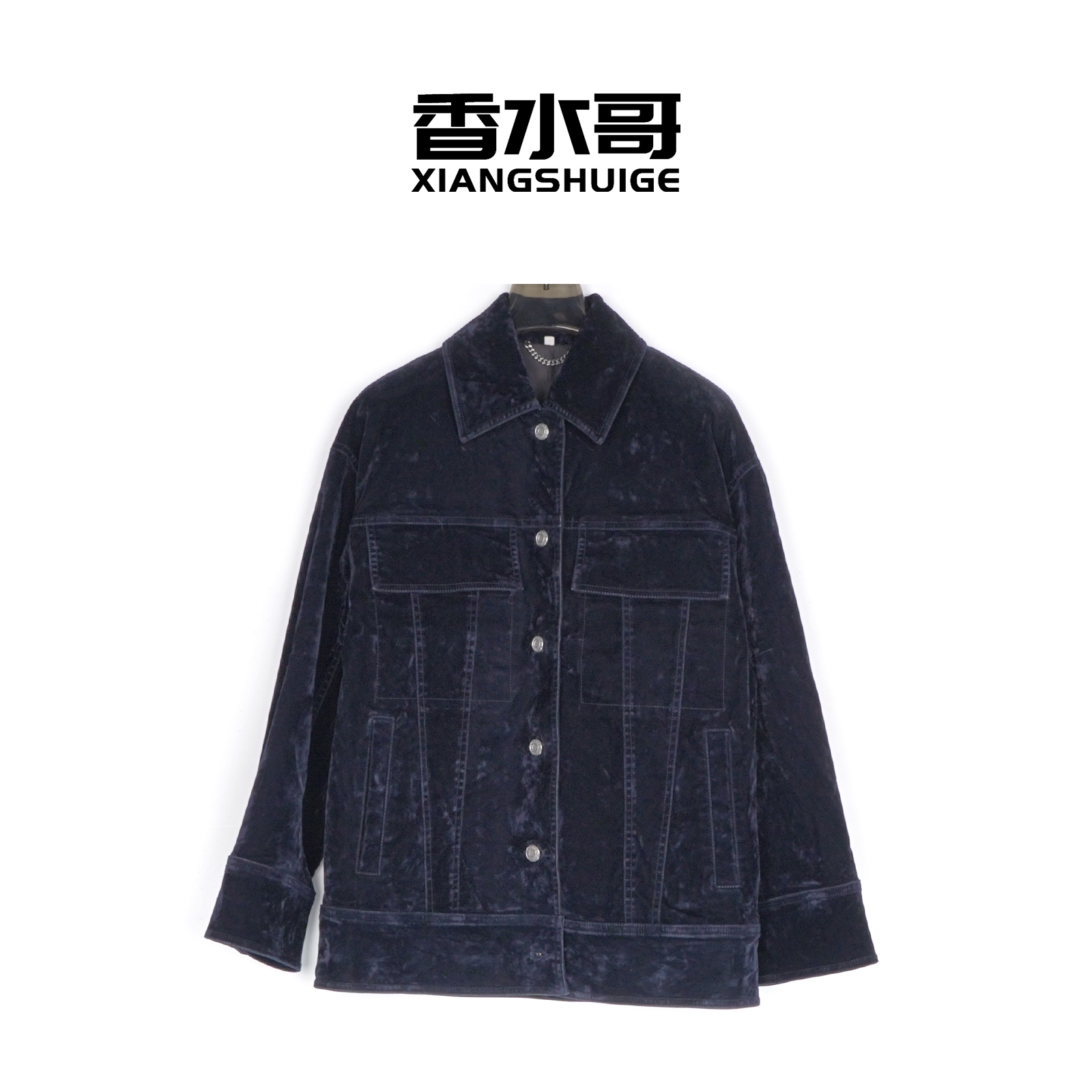 2025冬季新品女装时尚休闲百搭保暖植绒短外套休闲宽松丝绒衬衫