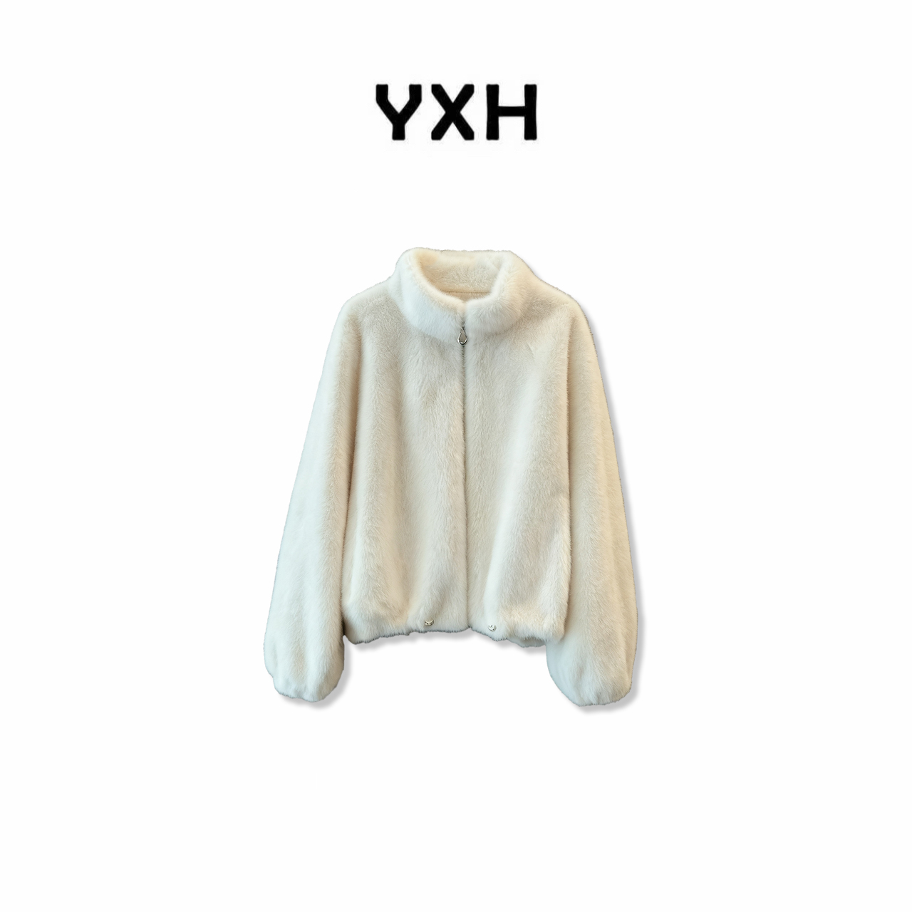 JZ【宝嘉美本色】时尚百搭显瘦保暖环保毛毛外套JZ77350