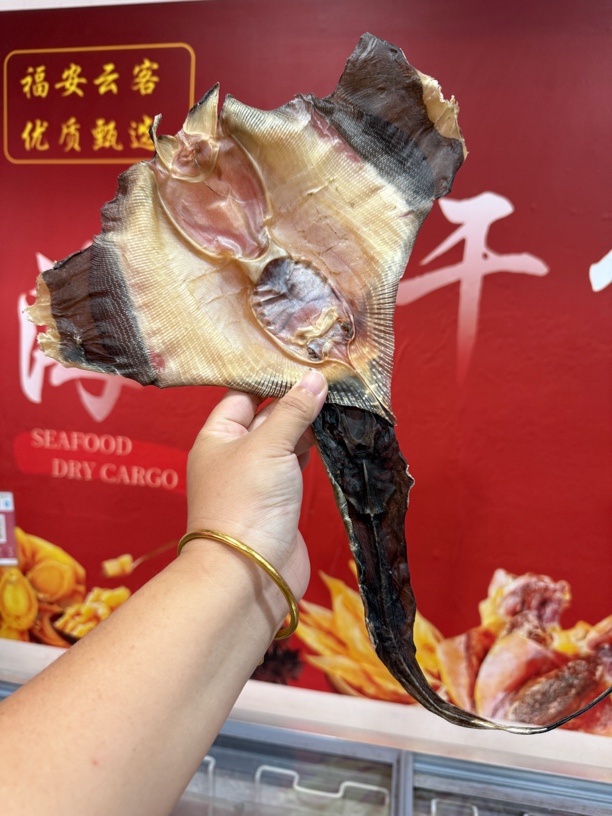 新晒特大野生深海老板鱼干魔鬼鱼干淡晒海鲜干货