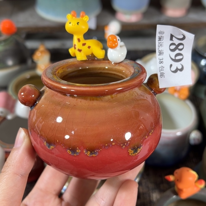 口4高6 手工花盆满30包邮