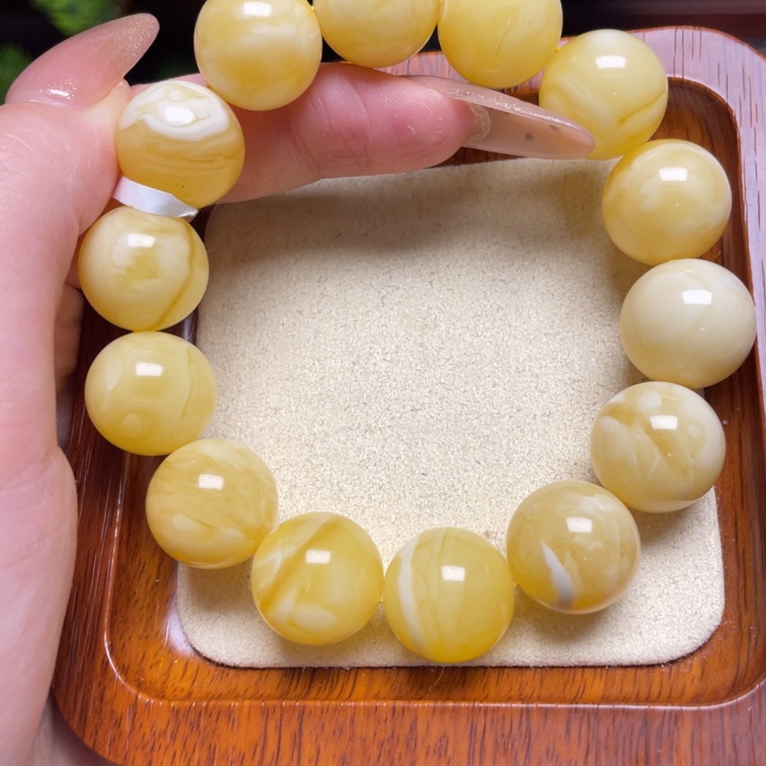 蜜蜡手链未镶嵌手串