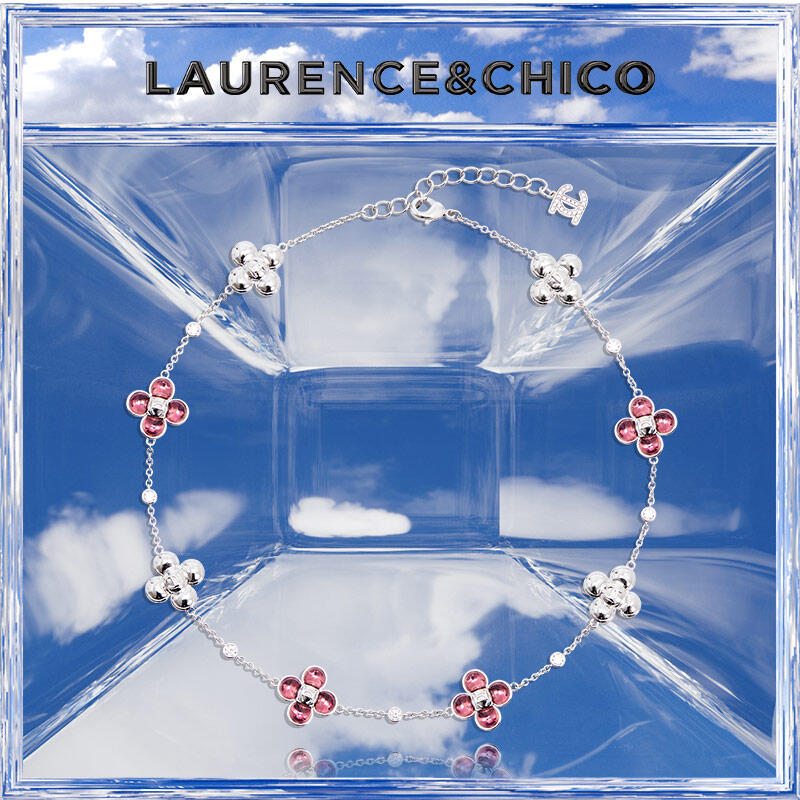 首饰盒/箱 铜合金项链 LC Girl四叶花项链G3AE30842074