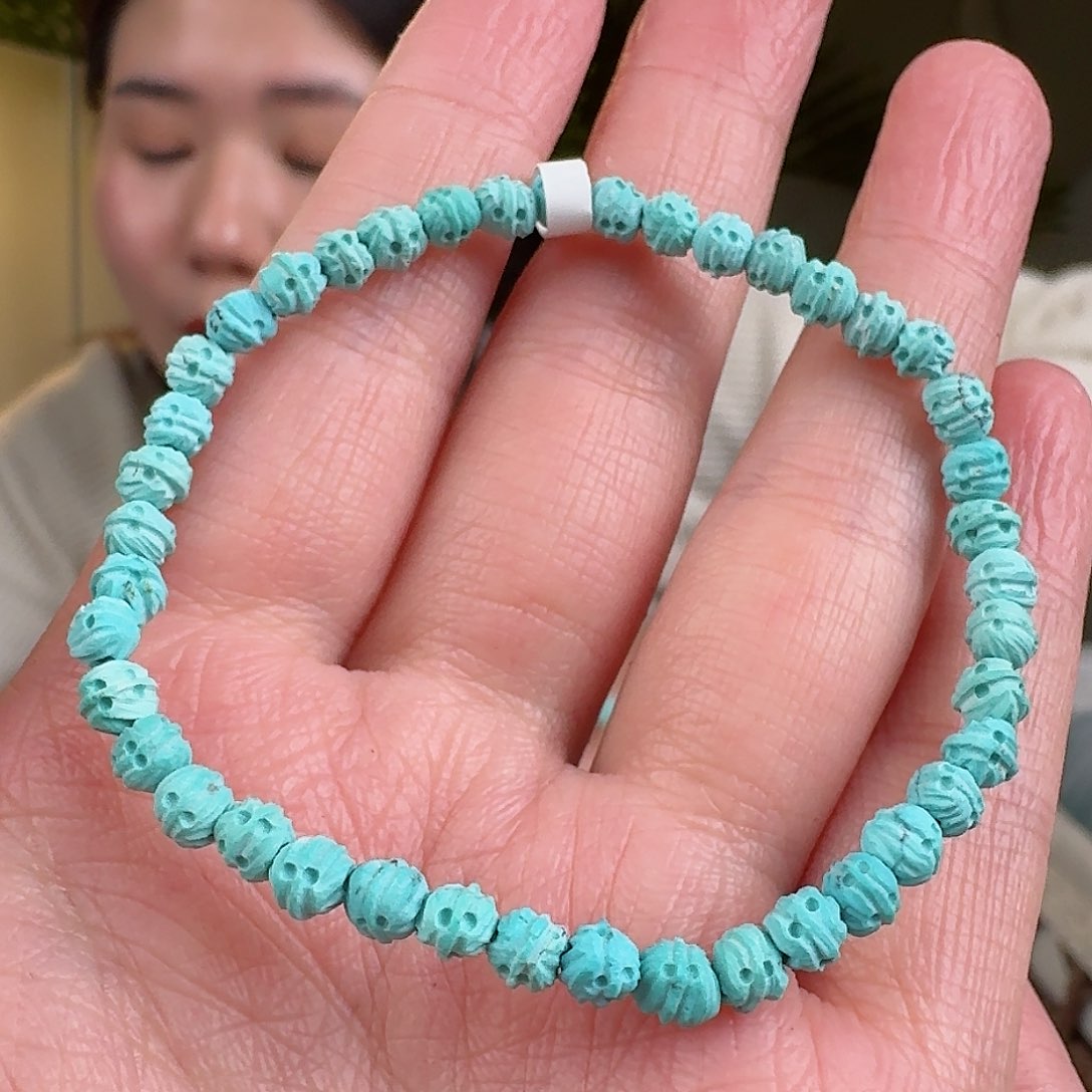 绿松石珠宝奇石未镶嵌