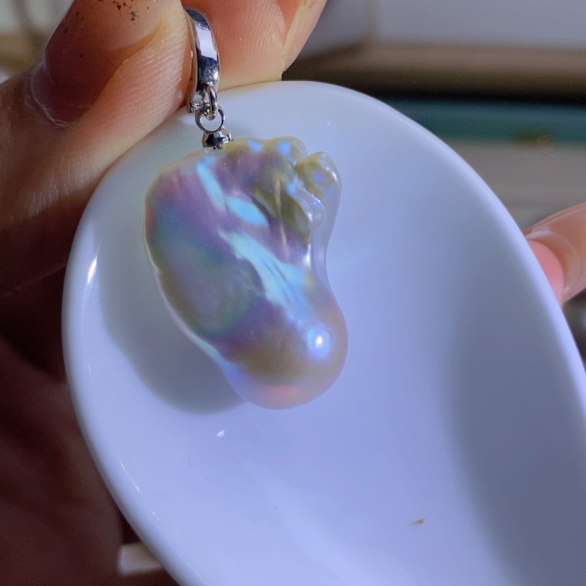 【闪购商品】淡水珍珠天然淡水珍珠（微瑕）合金