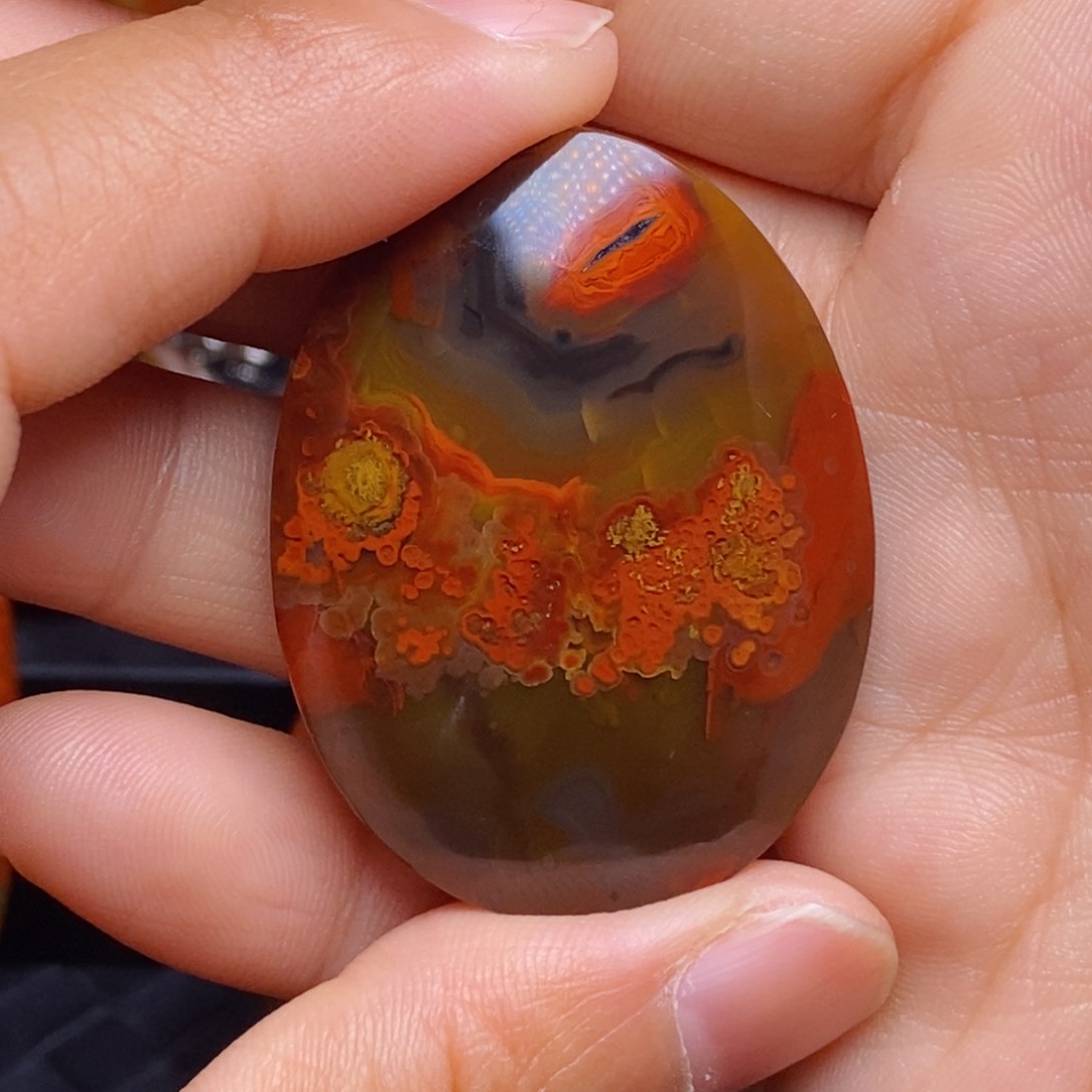 玛瑙/玉髓吊坠(不含链)未镶嵌好****安