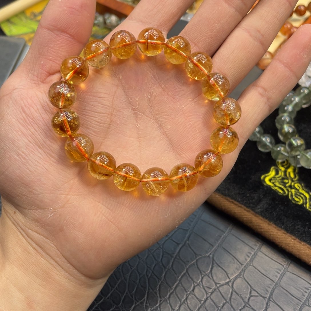 水晶手链未镶嵌尘*里黄塔晶