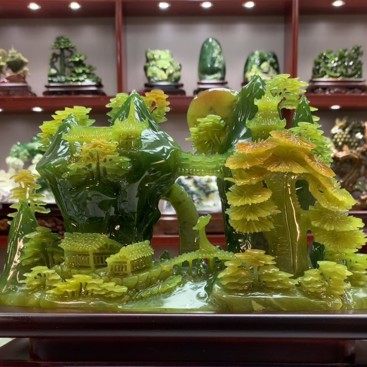 81413家居装饰雕刻摆件玄关电视柜客厅办公室乔迁开业礼物