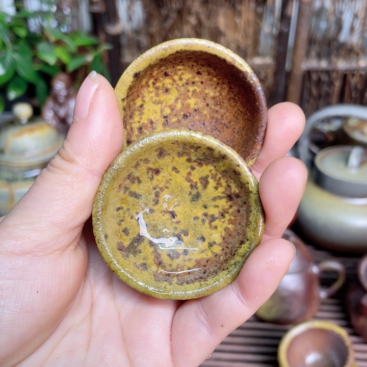 紫砂茶壶纯自然高温无釉裸柴烧全手工15