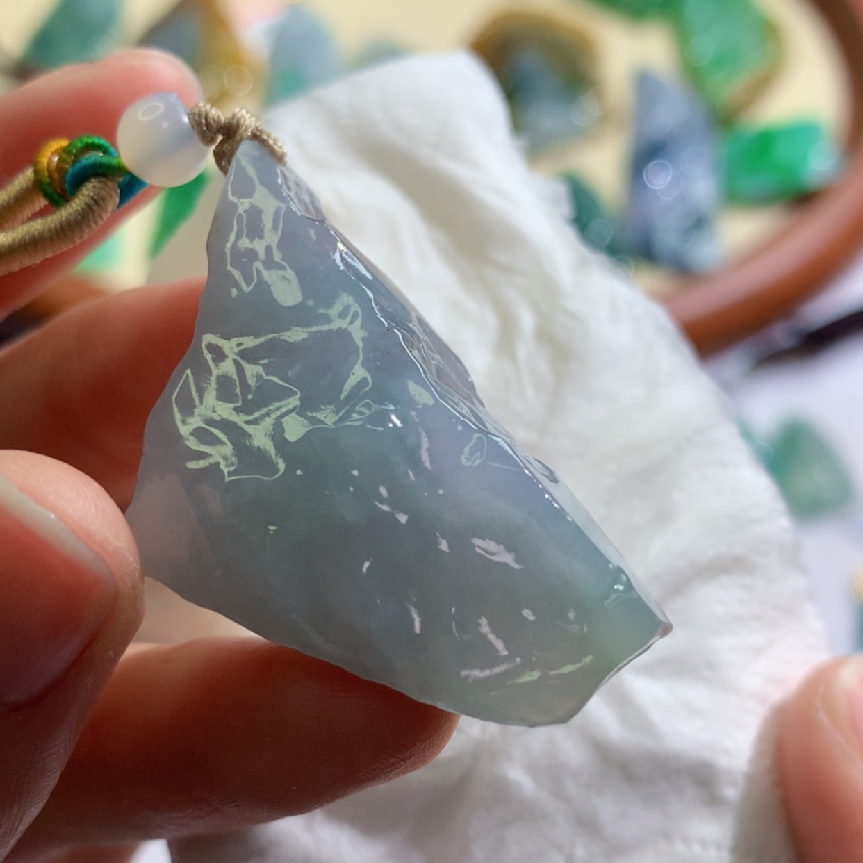 【闪购商品】翡翠吊坠(不含链)未镶嵌 1847