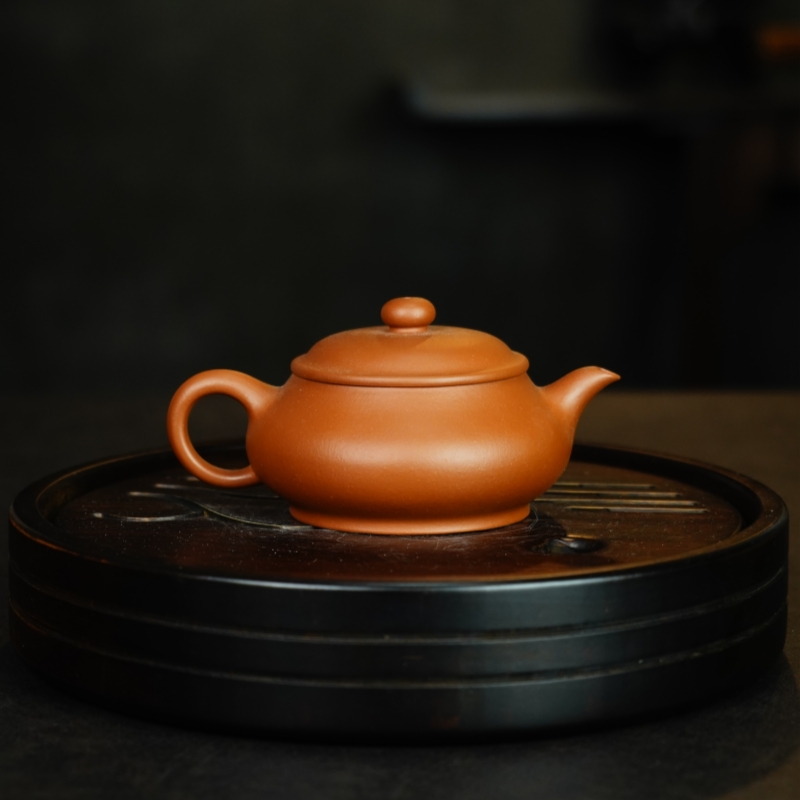 LD朱泥[明炉]原矿手工紫砂壶