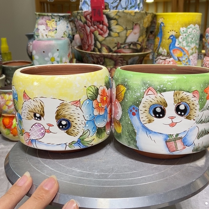 景德镇艺术手绘作品